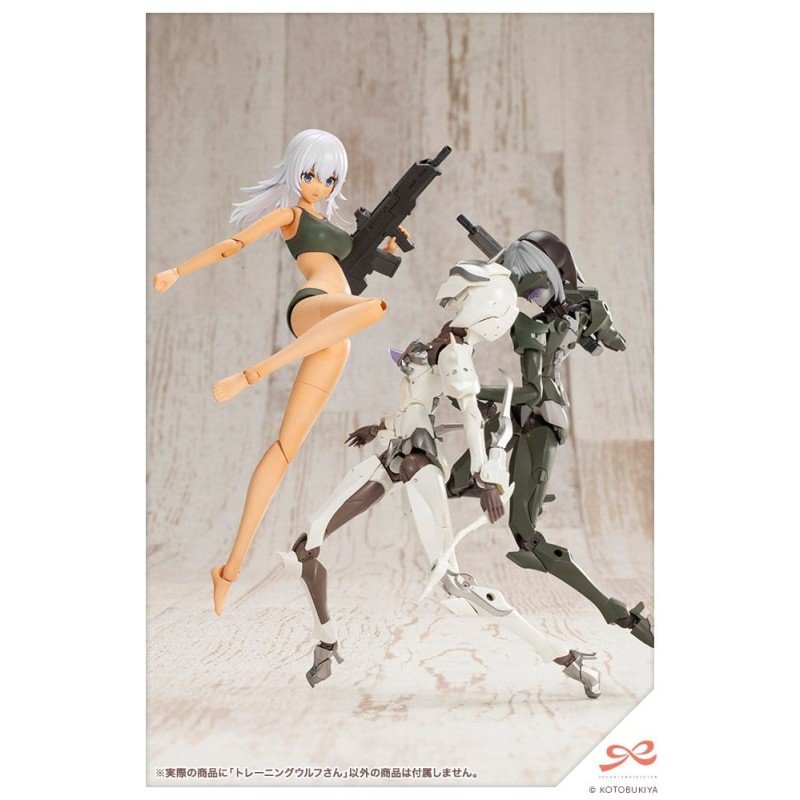 Sousai Shojo Teien figurine Plastic Model Kit 1/10 Training Wolf 16 cm