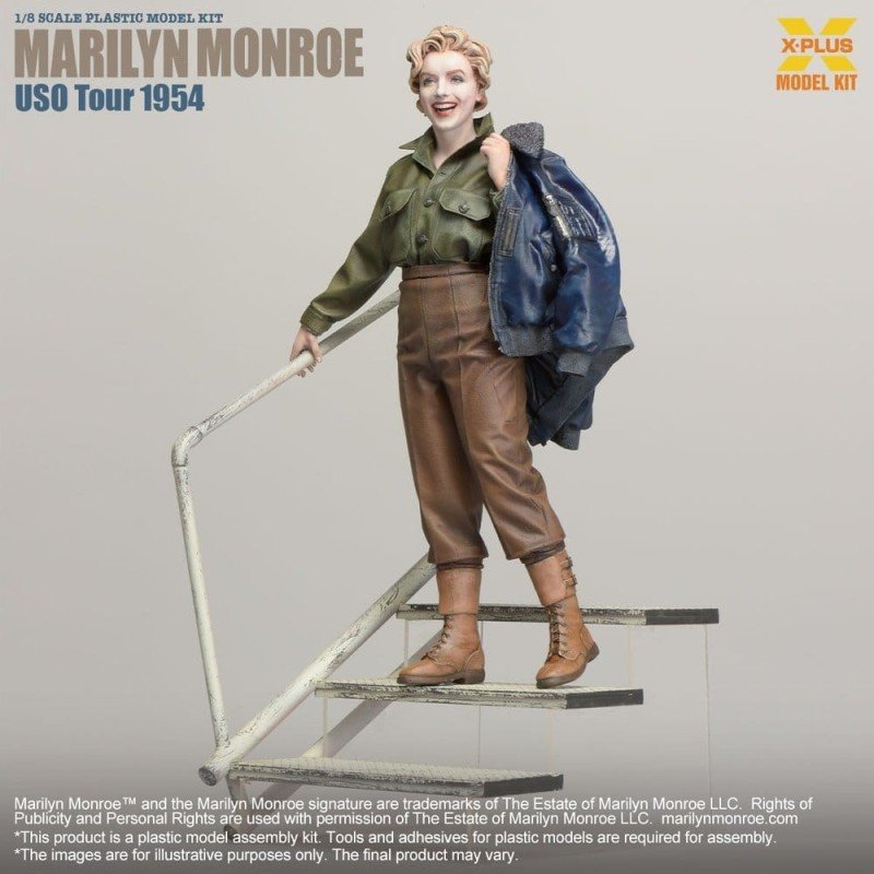 Marilyn Monroe Plastic Modelbouwpakket 1/8 figuur (reproductie) 26 cm