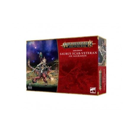 Warhammer Age of Sigmar - Seraphon: Saurus Scar-veteraan op Aggradon