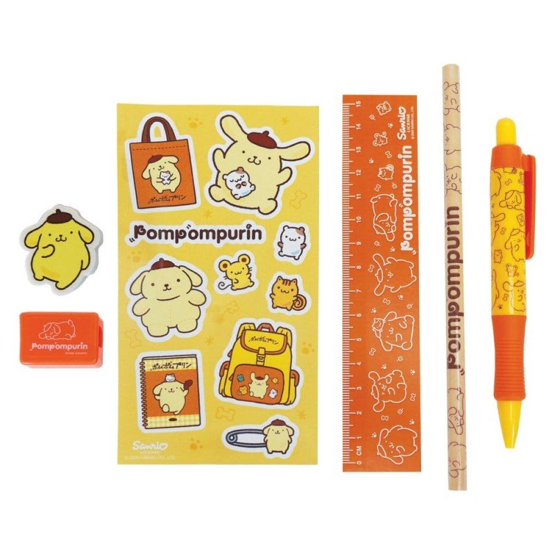 Sanrio Stationery Set 6-Pack Pompompurin