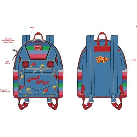 Chucky by Loungefly sac à dos Chucky Cosplay