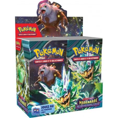 Pokémon - Mascarade Crépusculaire (EV06) - Display 36 Boosters FR | 820650568350