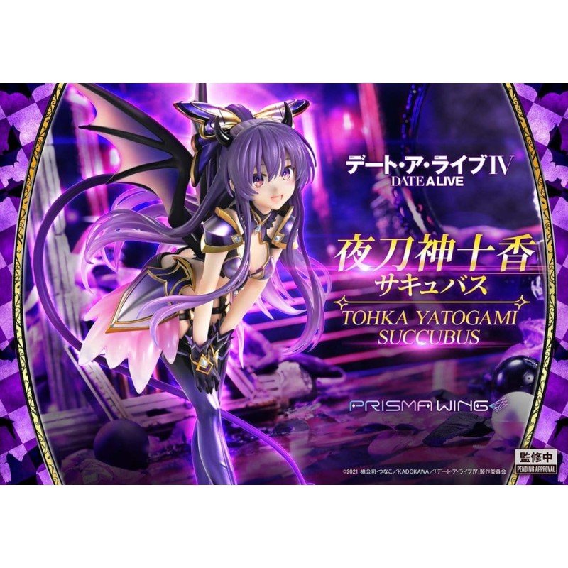 Date A Live Dead statuette PVC 1/7 Prisma Wing Tohka Yatogami succubus 25 cm    