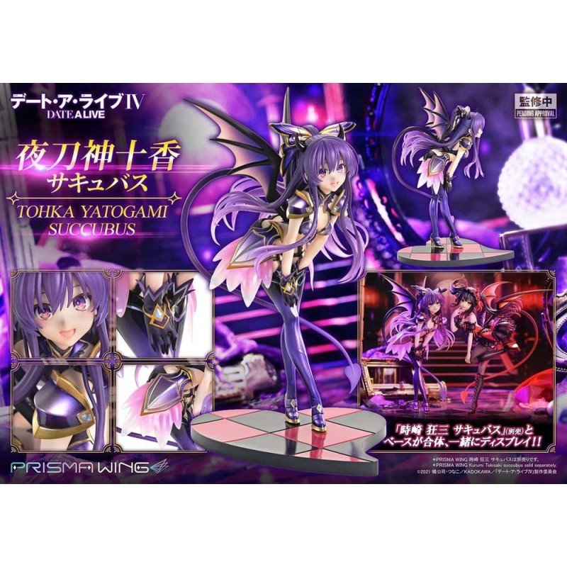 Date A Live Dead statuette PVC 1/7 Prisma Wing Tohka Yatogami succubus 25 cm    