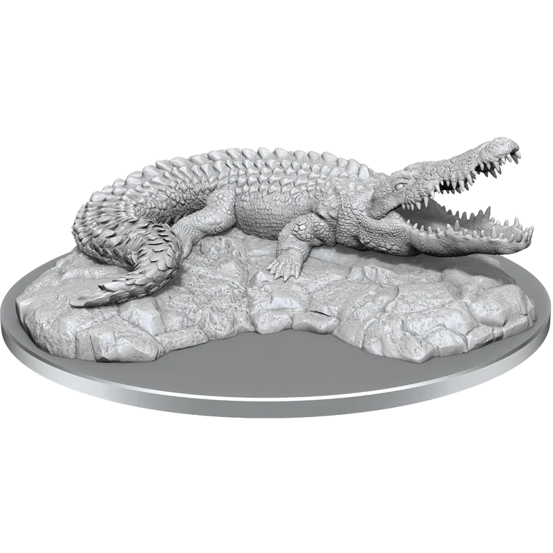 WizKids - Deep Cuts Miniature Paintable - Giant Crocodile | 634482906545