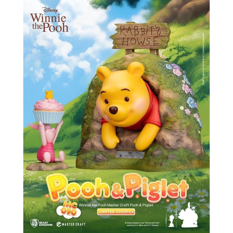 Disney statuette Master Craft Pooh & Piglet 33 cm