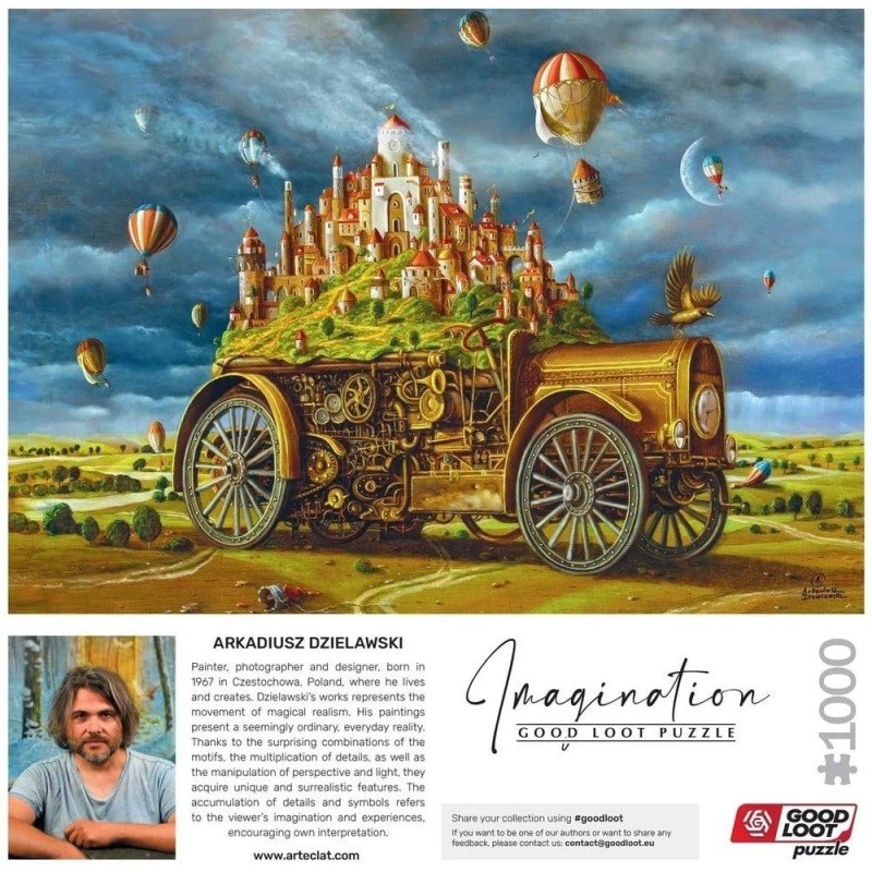 Imagination Series Puzzle Arkadiusz Dzielawski Wielka przeprowadzka (1000 pieces) 