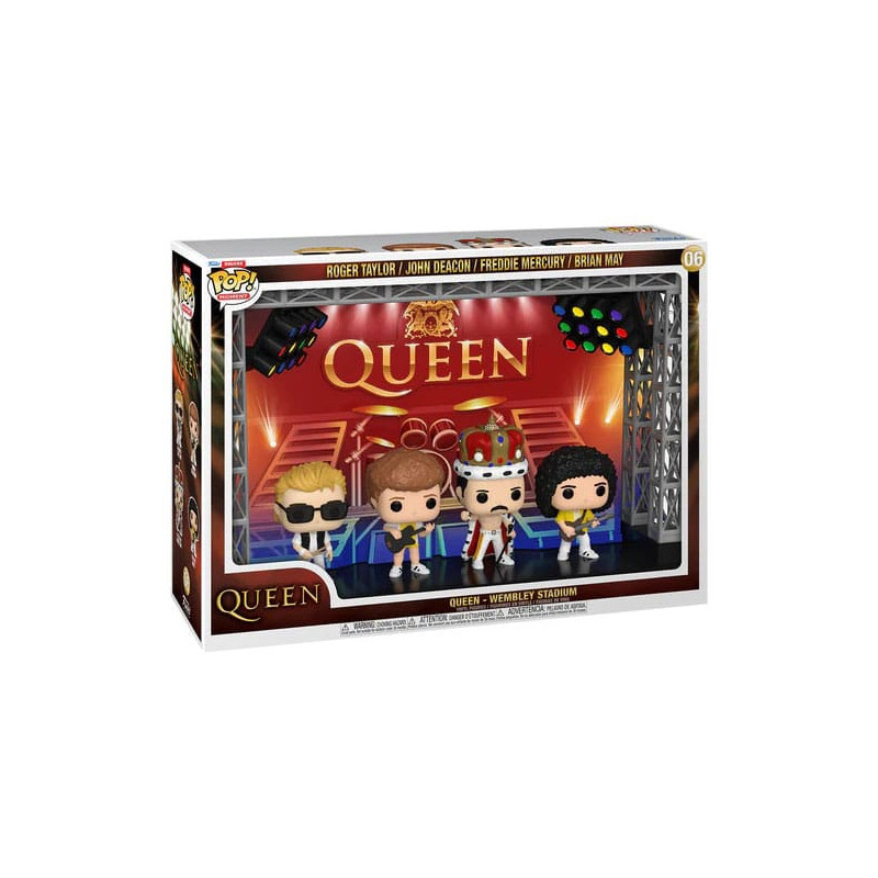 Queen - 4 Figuur Pack Funko POP! Rotsen Vinyl Wembley Stadion