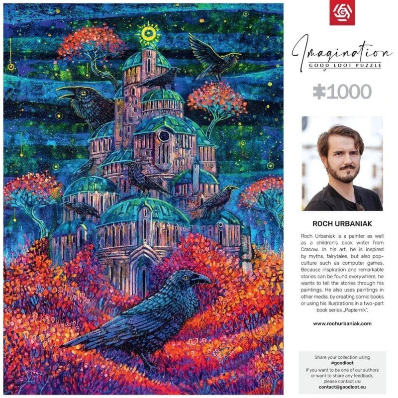 Imagination Series Puzzle Roch Urbaniak Twierdza Pani Kruków (1000 pieces) 