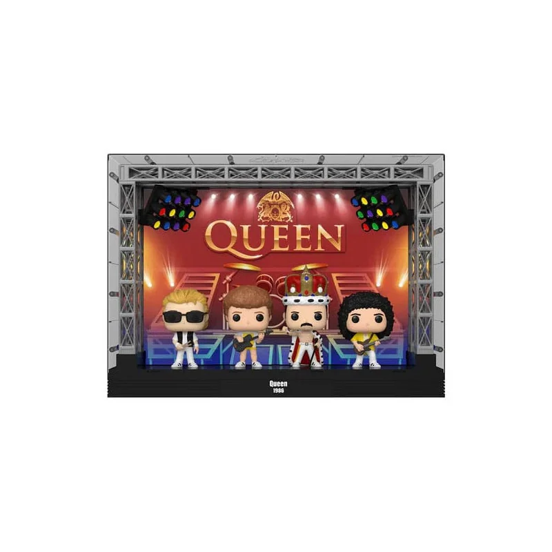 Queen - 4 Figuur Pack Funko POP! Rotsen Vinyl Wembley Stadion | 889698770125