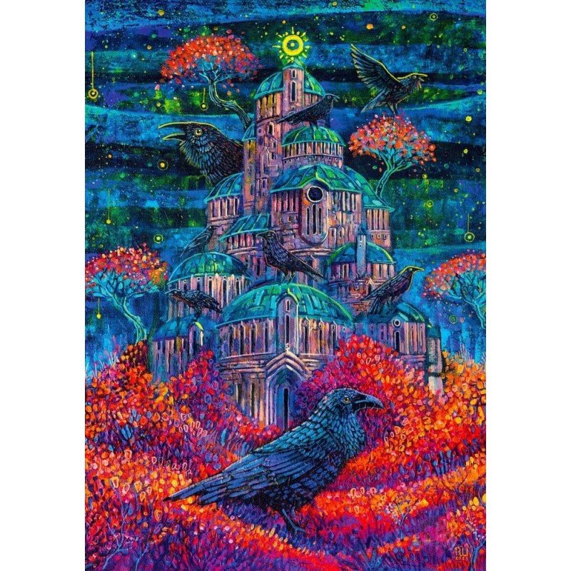 Imagination Series Puzzle Roch Urbaniak Twierdza Pani Kruków (1000 pieces) 