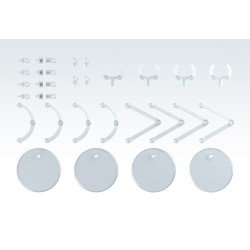 The Simple Stand Mini Nendoroid More for Mini Figures & Models 4-Pack 