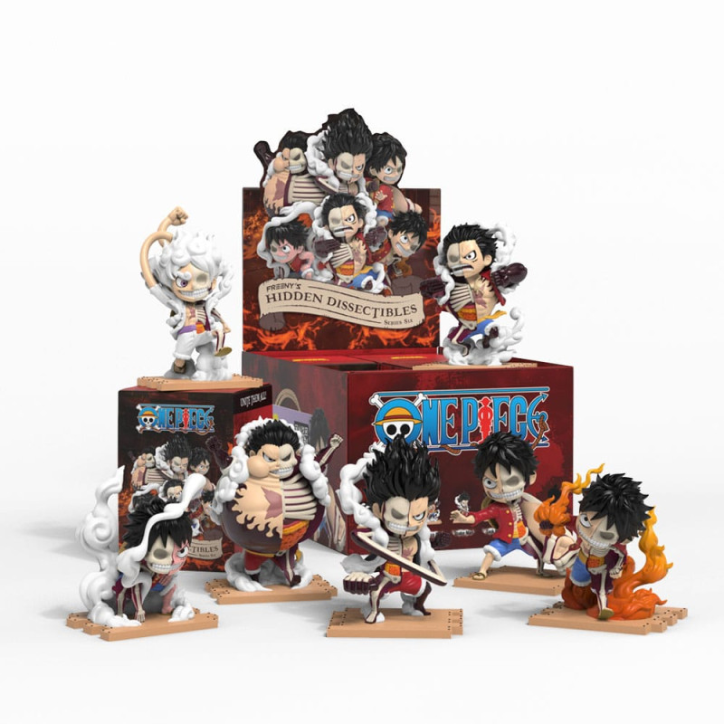 One Piece - Figurine PVC Mighty Jaxx - Freeny's Hidden Dissectibles Series 6 (Luffy Gear's)