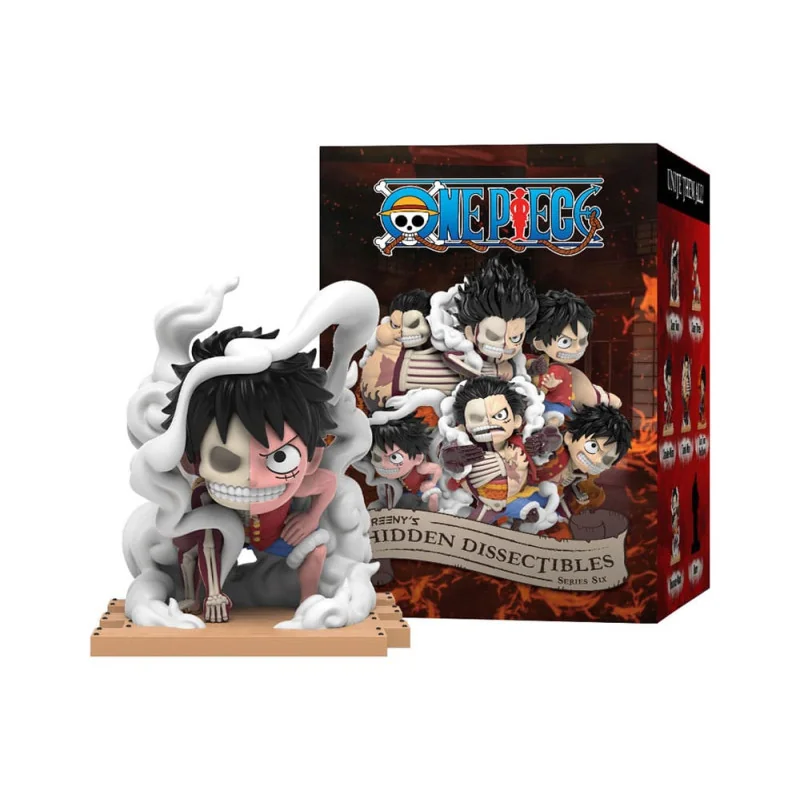 One Piece - PVC Figure Mighty Jaxx - Freeny's Hidden Dissectibles Series 6 (Luffy Gear's) | 631978818245