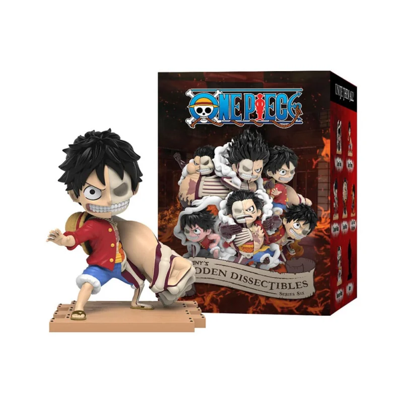 One Piece - Figurine PVC Mighty Jaxx - Freeny's Hidden Dissectibles Series 6 (Luffy Gear's) | 631978818245