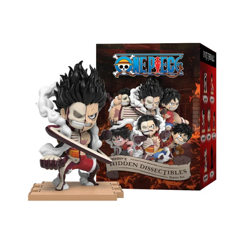 One Piece - Figurine PVC Mighty Jaxx - Freeny's Hidden Dissectibles Series 6 (Luffy Gear's) | 631978818245