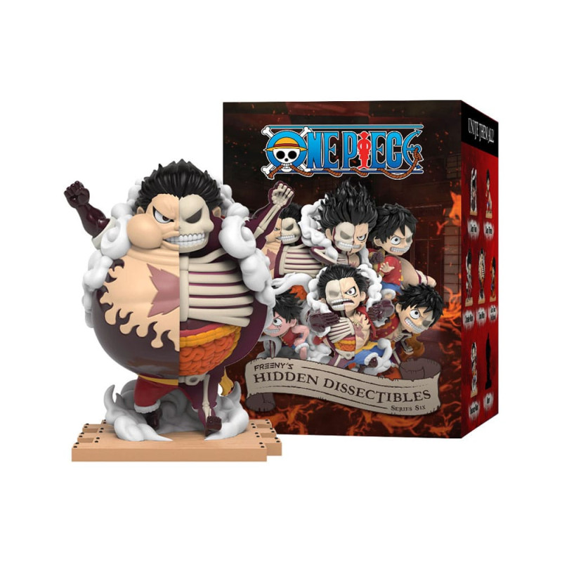 One Piece - Figurine PVC Mighty Jaxx - Freeny's Hidden Dissectibles Series 6 (Luffy Gear's)