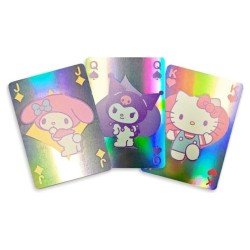 Sanrio jeu de cartes à jouer Hello Kitty & Friends Cupcake French-suited Deck Holographic    