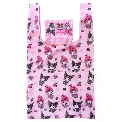Sanrio sac shopping Pink Black Party Series Kuromi & My Melody Foldable