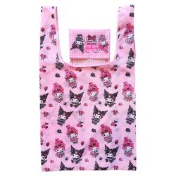 Sanrio sac shopping Pink Black Party Series Kuromi & My Melody Foldable