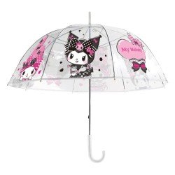 Sanrio parapluie Pink Black Party Series Kuromi & My Melody Transparent  
