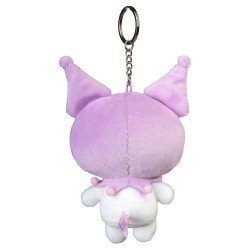 Sanrio porte-clés peluche Kuromi Kawaii 12 cm
