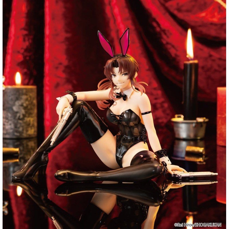 Black Lagoon One-Seventh Carat PVC Statue 1/7 Revy Bunny Ver. 16 cm      