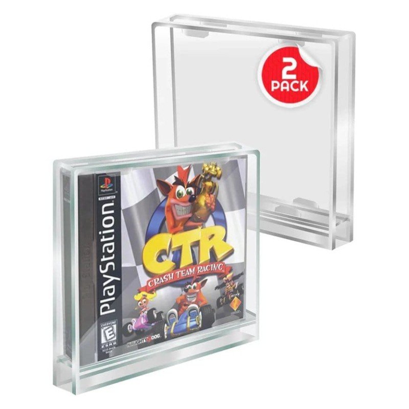 Acrylic Case 2-Pack for PlayStation 1      
