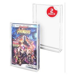 Pack 2 boîtes de protection en acrylique pour PS3/PS4/Blu-Ray/XBOX One