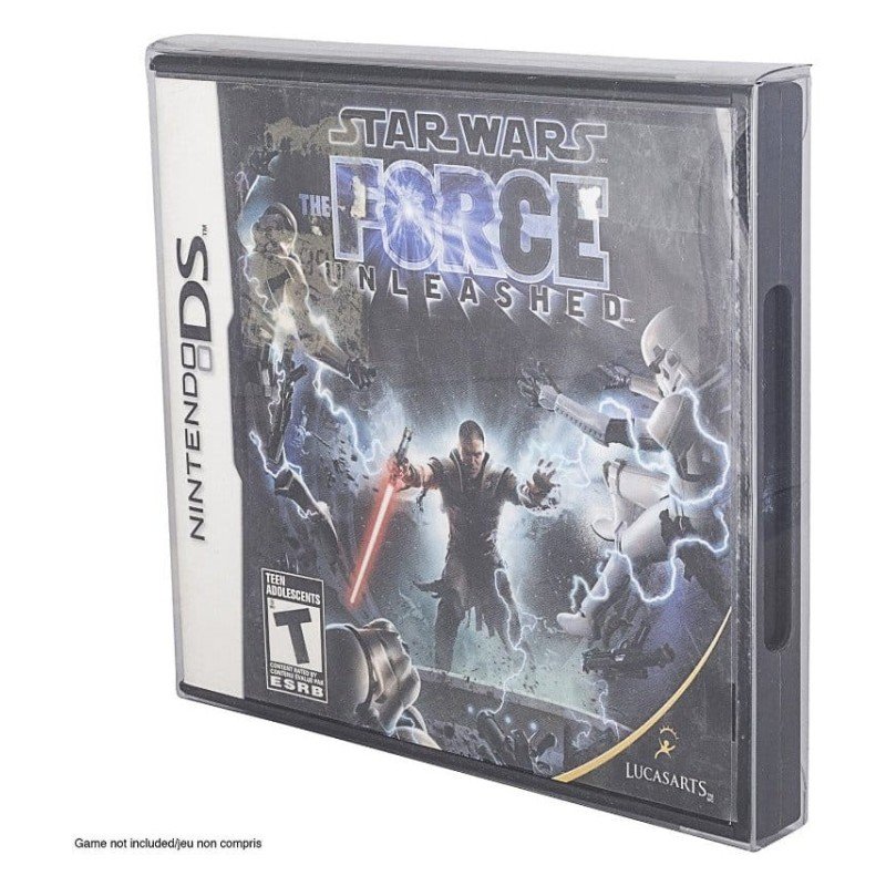 Pack 25 boîtes de protection en PET pour jeux Nintendo DS Games