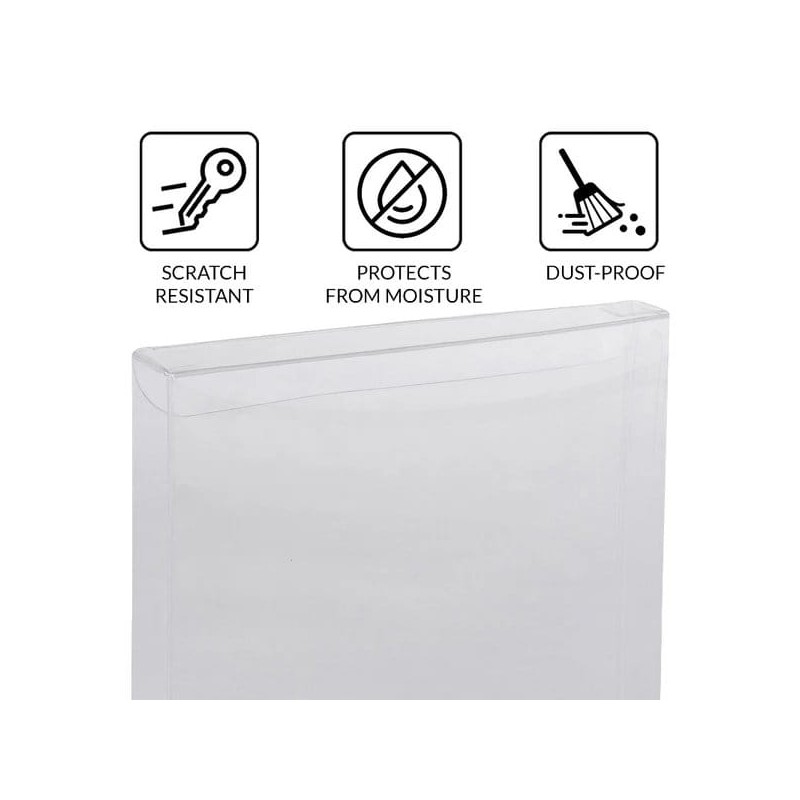 Pack 25 boîtes de protection en PET pour jeux Nintendo DS Games