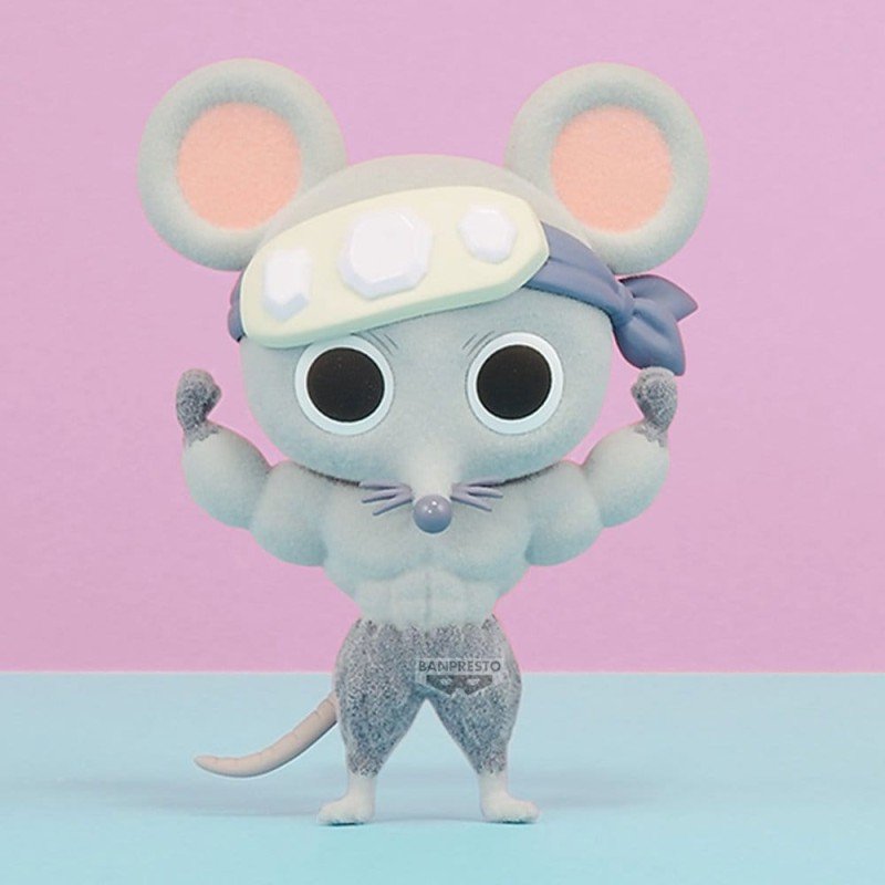 Demon Slayer: Kimetsu no Yaiba Fluffy Puffy PVC Figure Muscular Mice (Ver. A) 7 cm