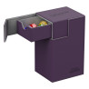 produit : boîte pour cartes Flip n Tray Deck Case 80+ taille standard XenoSkin Violet marque : Ultimate Guard