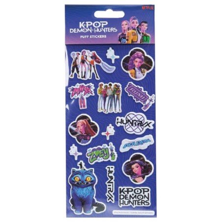 KPop Demon Hunters Sticker Set Puff