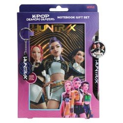 KPop Demon Hunters set cadeau bloc-notes Golden