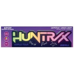 KPop Demon Hunters lampe Huntr/x Logo