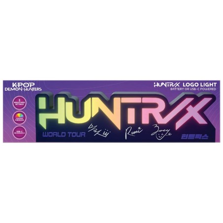 KPop Demon Hunters lampe Huntr/x Logo