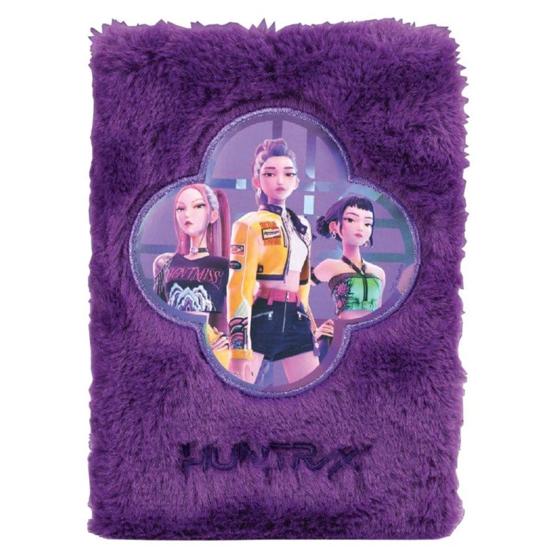 KPop Demon Hunters A5 Notebook Huntr/x Plush