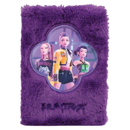 KPop Demon Hunters A5 Notebook Huntr/x Plush
