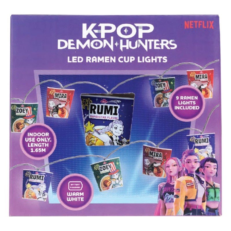 KPop Demon Hunters guirlande lumineuse Ramen