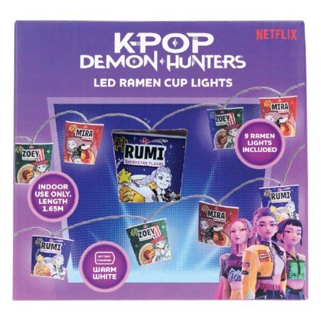 KPop Demon Hunters guirlande lumineuse Ramen