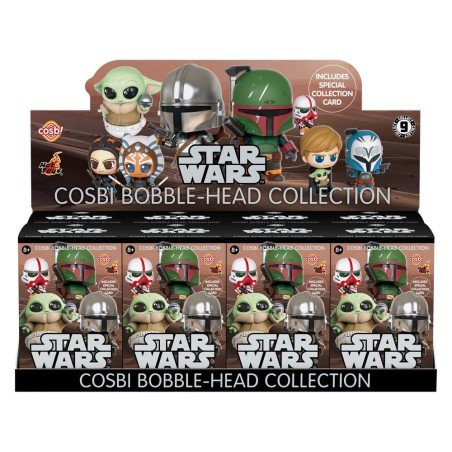 Star Wars présentoir boîte-mystère figurines mini Cosbi Series 1 8 cm (8)
