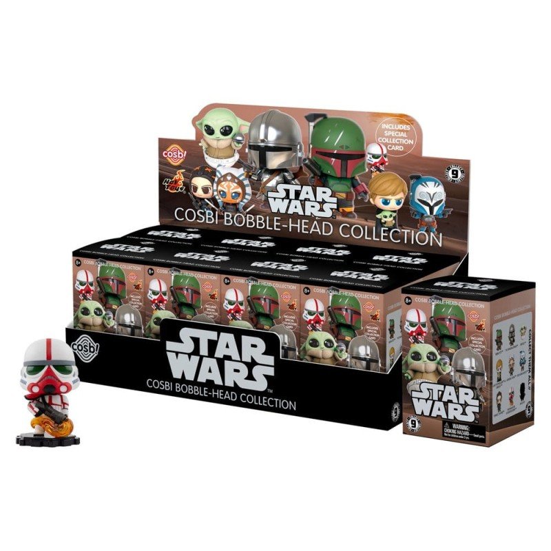 Star Wars présentoir boîte-mystère figurines mini Cosbi Series 1 8 cm (8)