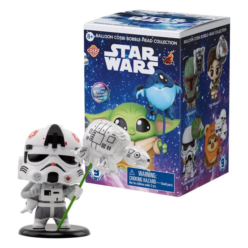 Star Wars présentoir boîte-mystère figurines mini Cosbi Balloon 8 cm (8)