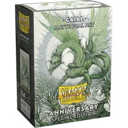 Dragon Shield - Standard Size Matte Dual Art Sleeves - Gaial Anniversary Special Edition (100 Sleeves)