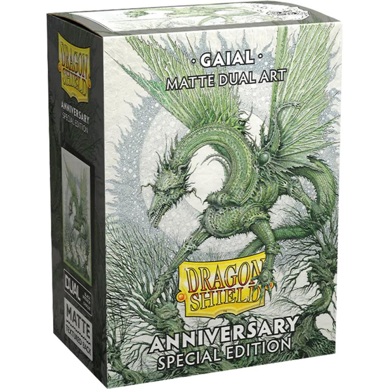 Dragon Shield - Standaard formaat matte Dual Art mouwen - Gaial verjaardag speciale editie (100 mouwen)
