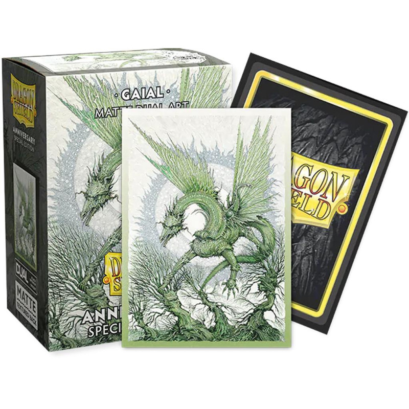 Dragon Shield - Standaard formaat matte Dual Art mouwen - Gaial verjaardag speciale editie (100 mouwen)