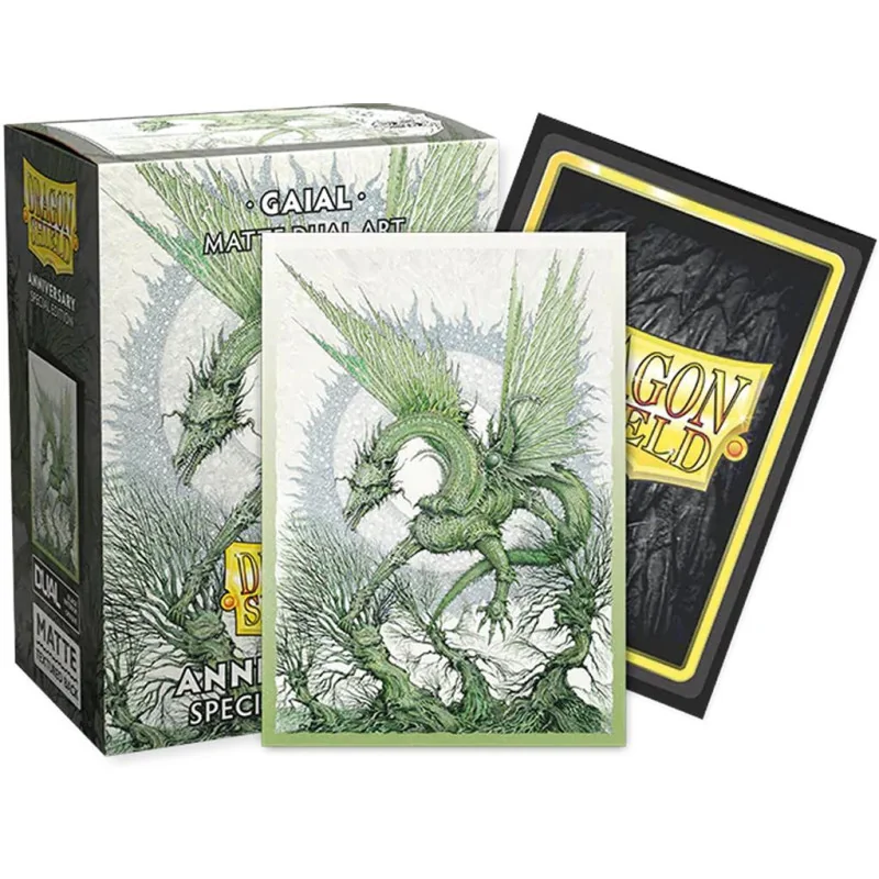 Dragon Shield - Standard Size Matte Dual Art Sleeves - Gaial Anniversary Special Edition (100 Sleeves) | 5706569121044