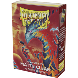 Dragon Shield - Japanse maat matte buitenmouwen - helder (60 mouwen)
