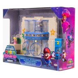The Super Mario Galaxy Movie Diorama with 2 Mini Figures Gateway Galaxy